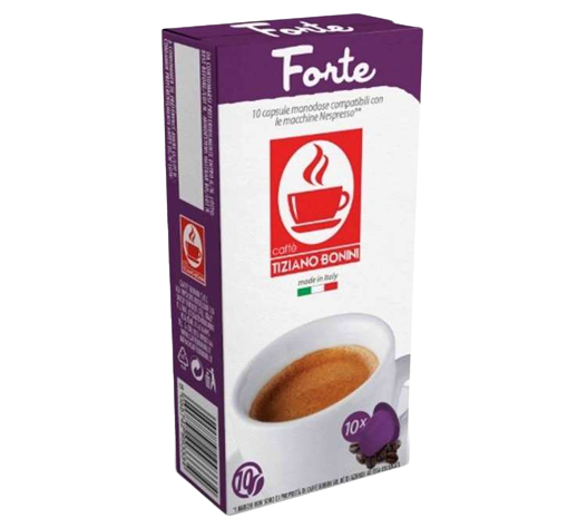 Bonini Forte 10 capsule cafea compatibile Nespresso